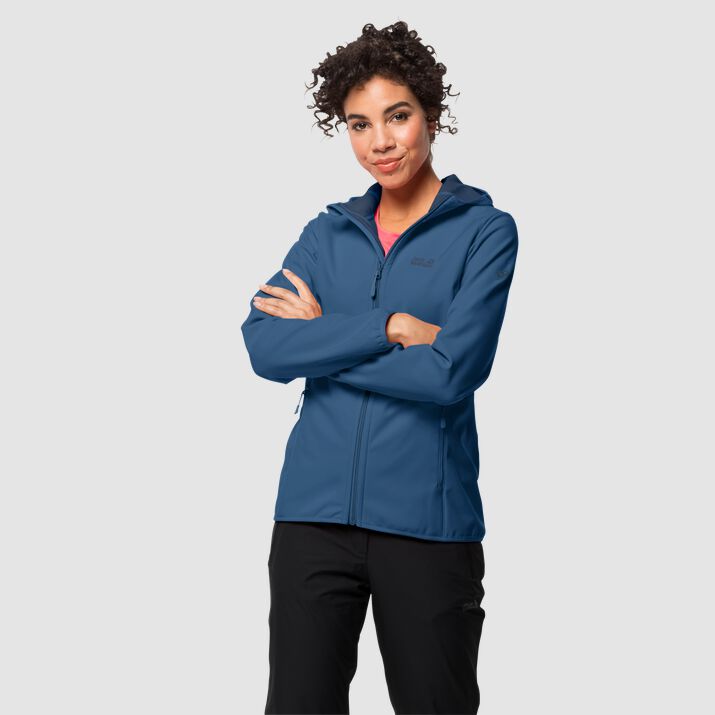 Chamarra Outdoor Jack Wolfskin Northern Point Mujer Azules Azules Mexico-1817426